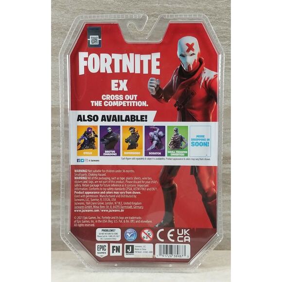 Fortnite 2021 Solo Mode - EX 4 Inch Action Figure Epic Video Games Jazwares - Picture 2 of 2